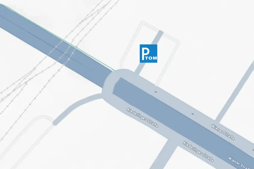 TOM Parking Vienna Airport Parking Overview Location Map