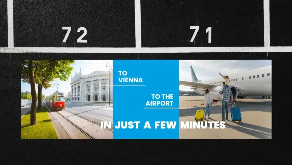 Flughafen Schwechat parken – günstiger Parkplatz von TOM Parking nahe dem Terminal